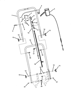Part Location Diagram of 7102962YP Murray Assembly, Control Head
